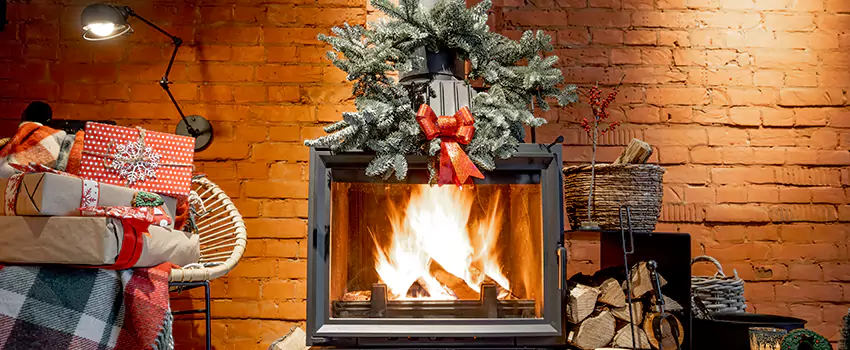 Travis Industries Linear Gas Fireplace Installation in Douglasville, Georgia