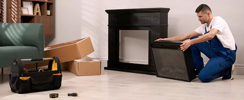 Old Rusted Metal Fireplace Repair And Replacement in Douglasville, GA
