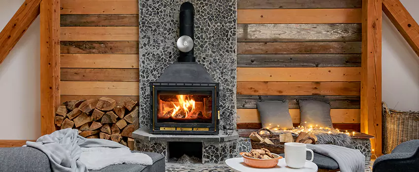 Thelin Hearth Products Direct Vent Gas Stove Fireplace Inspection in Douglasville, Georgia